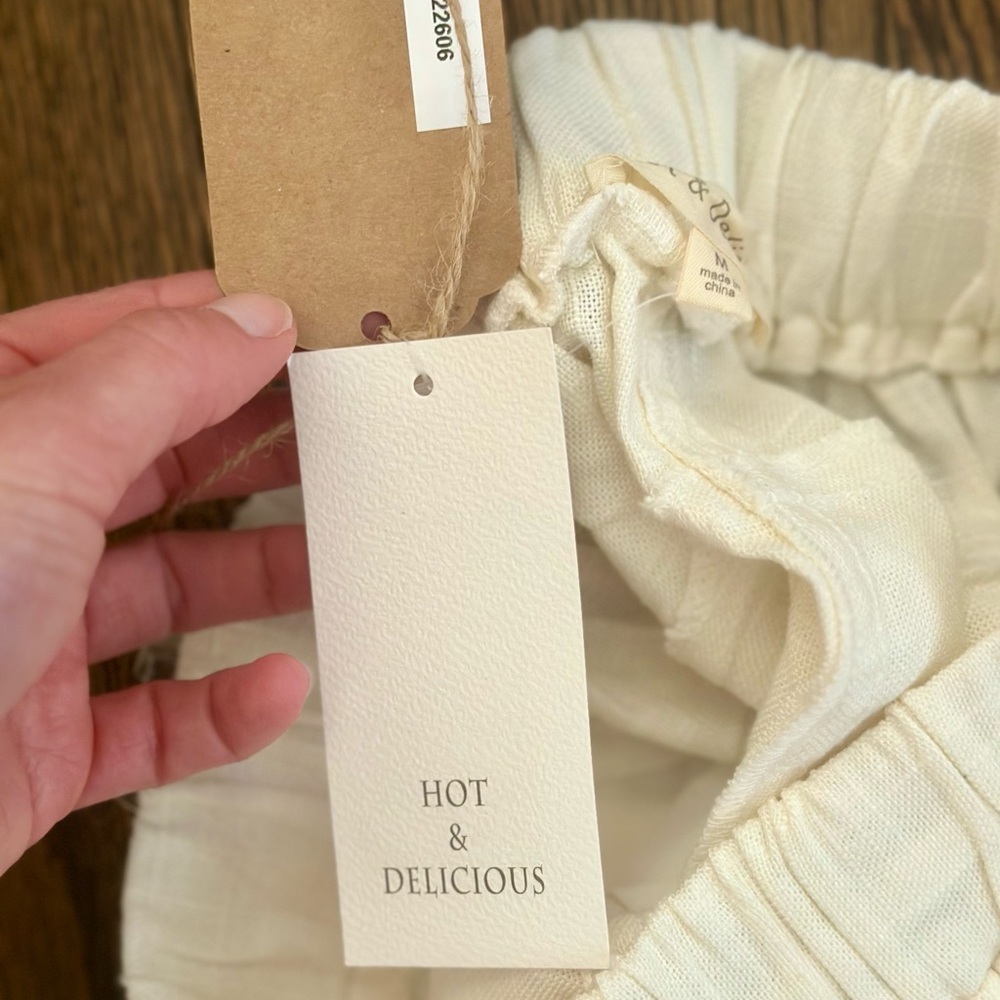 Hot & Delicious Ivory Drawstring Pants - Picture 9 of 15